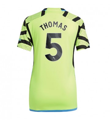 Arsenal Thomas Partey #5 Koszulka Wyjazdowych Kobiety 2023-24 Krótki Rękaw